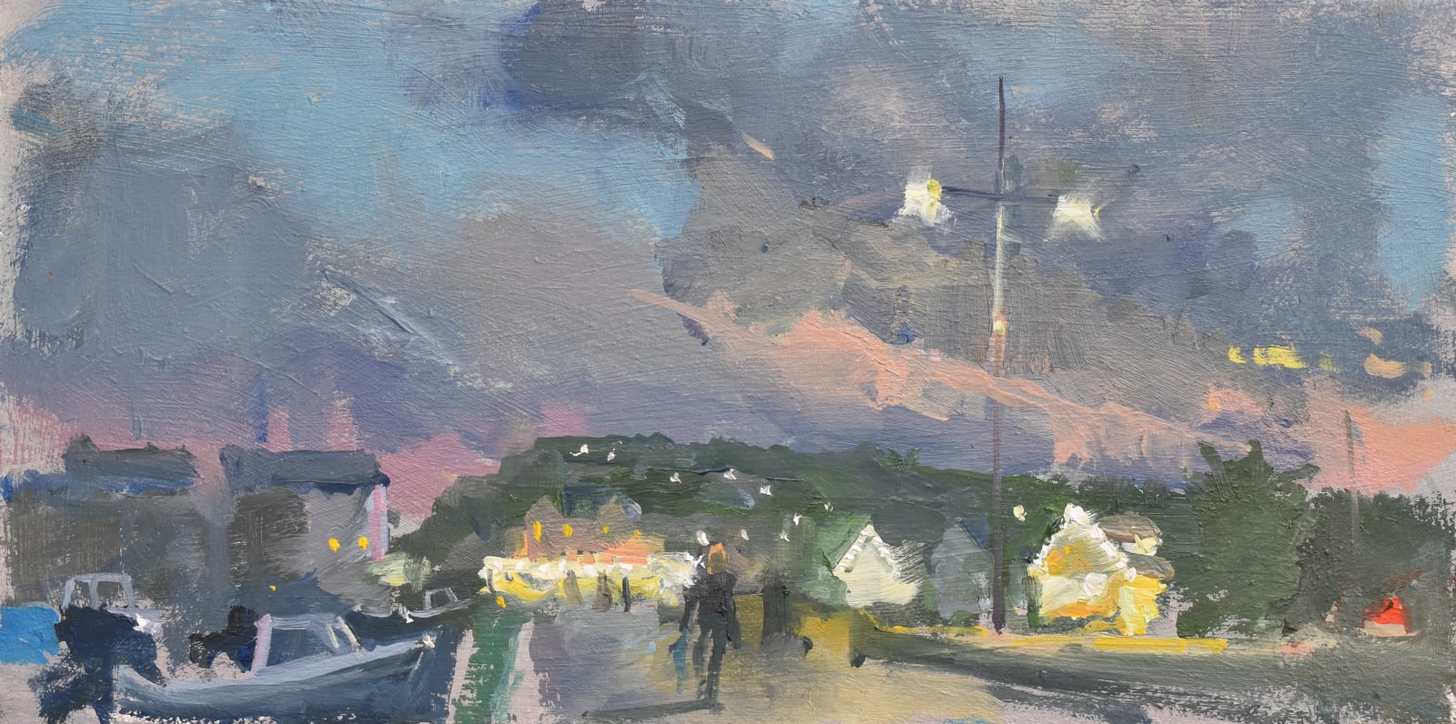 Richard Pikesley, Evening Harbour, West Bay