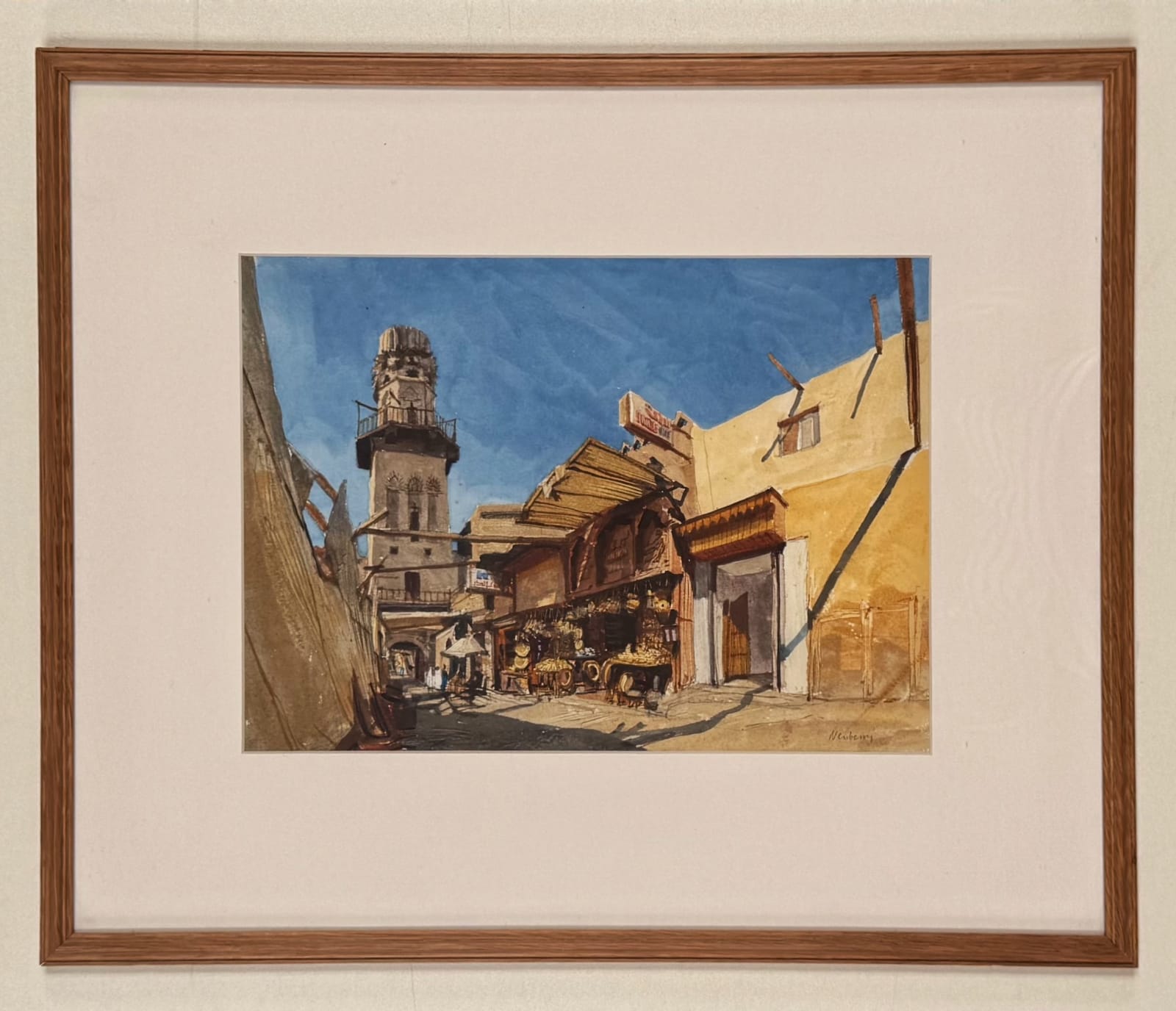 John Newberry, R.W.S., Street In Cairo