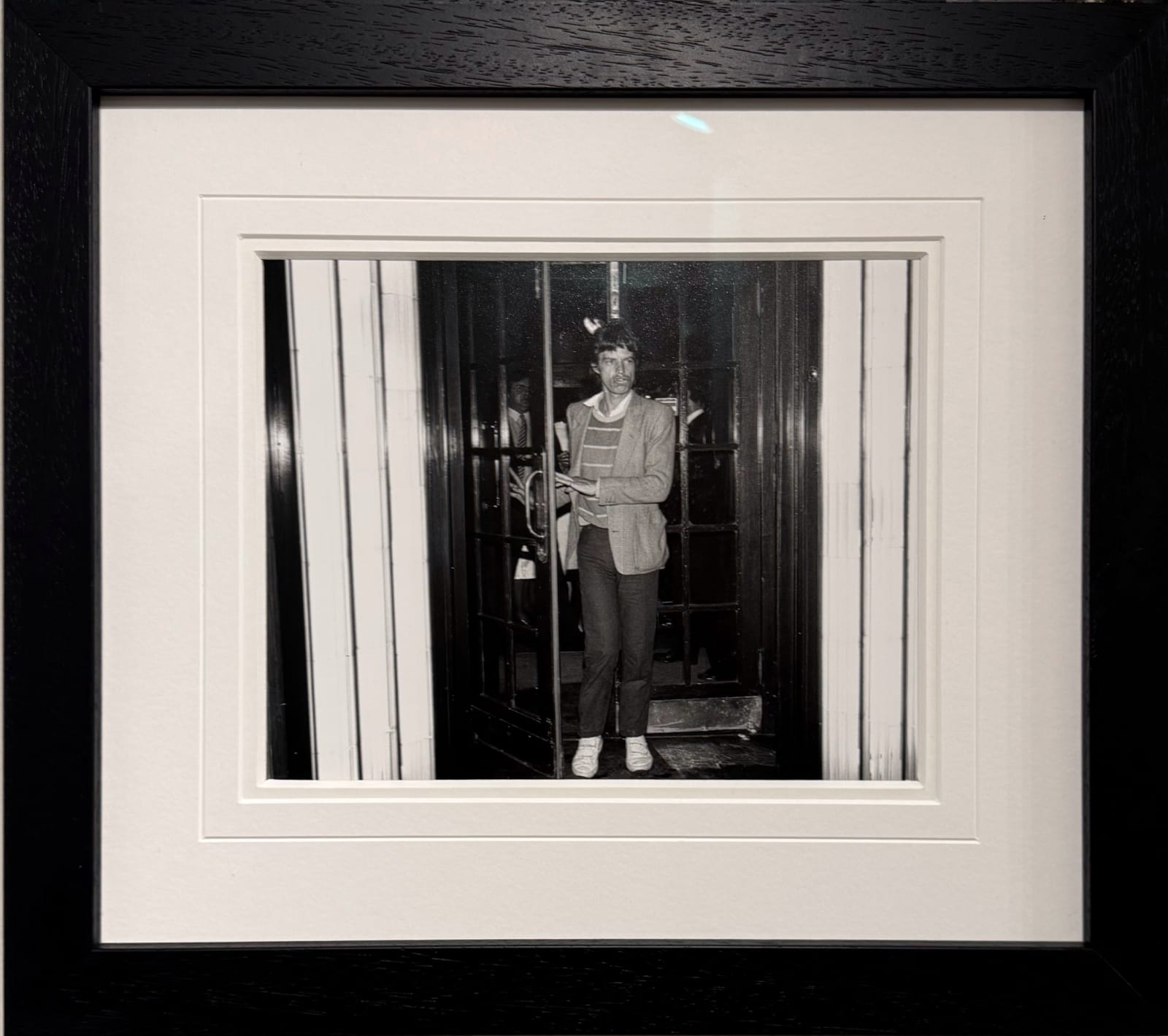 Richard Young, MICK JAGGER, LANGAN'S BRASSERIE, 1980