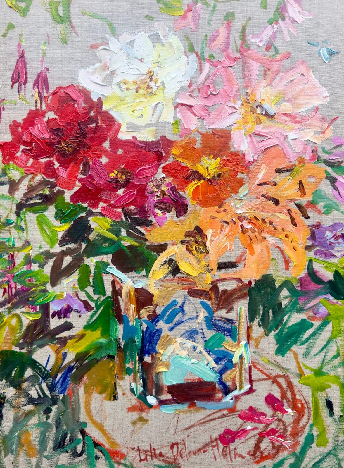 Lilia Orlova-Holmes, SUMMER FLOWERS, 2024