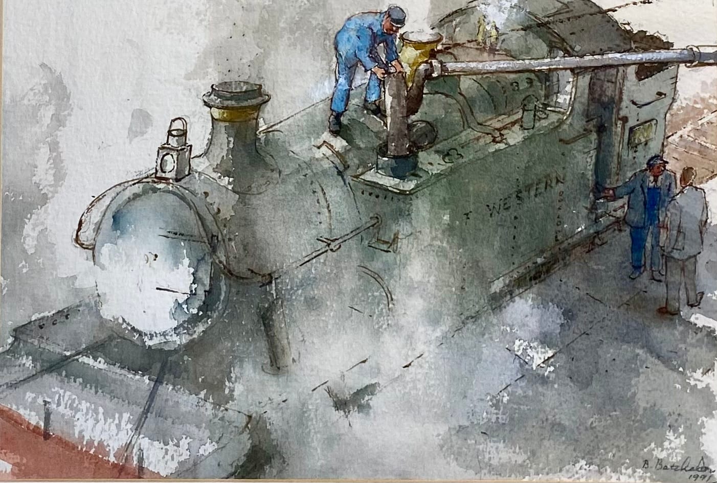 Bernard Batchelor, R.W.S., Watering