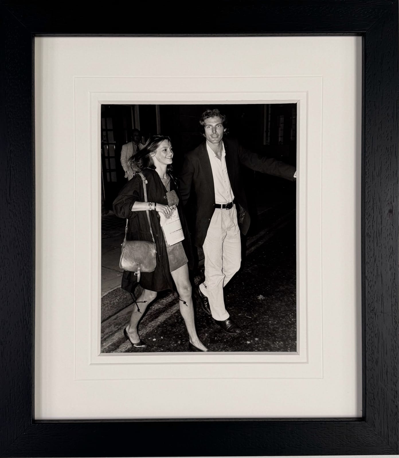 Richard Young, GAE EXTON AND CHRISTOPHER REEVE, LANGAN'S BRASSERIE, 1980