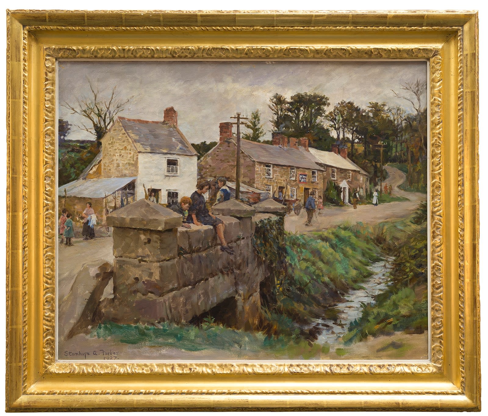 Stanhope Alexander Forbes, The Old Bridge of Relubbus, 1927