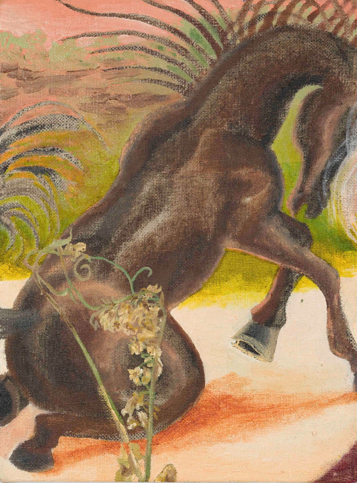 Angela Ferrari, Horse diptych no. 3 (2), 2025