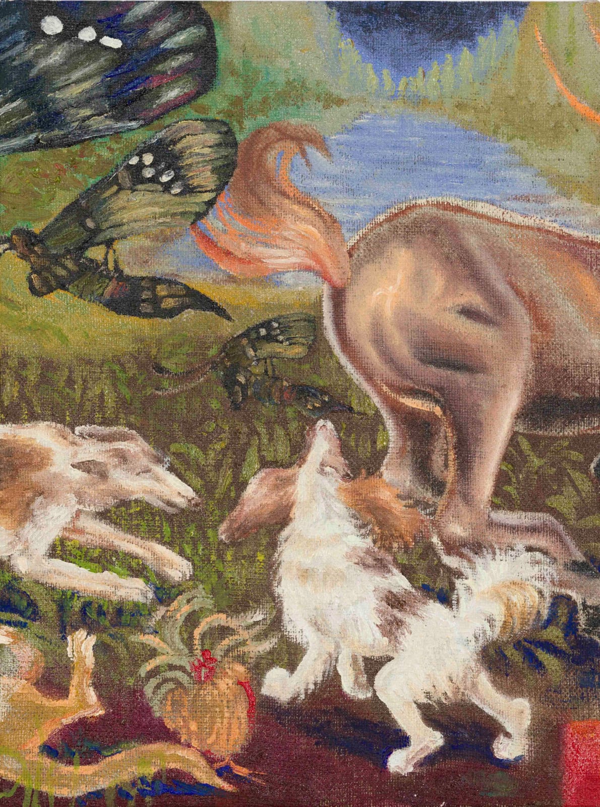 Angela Ferrari, Horse diptych no. 1 (1), 2025