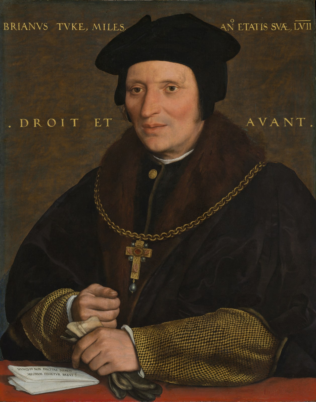 Hans Holbein the Younger, Sir Brian Tuke, 1534