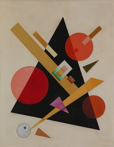 Rudolf Bauer, White Caro, 1938