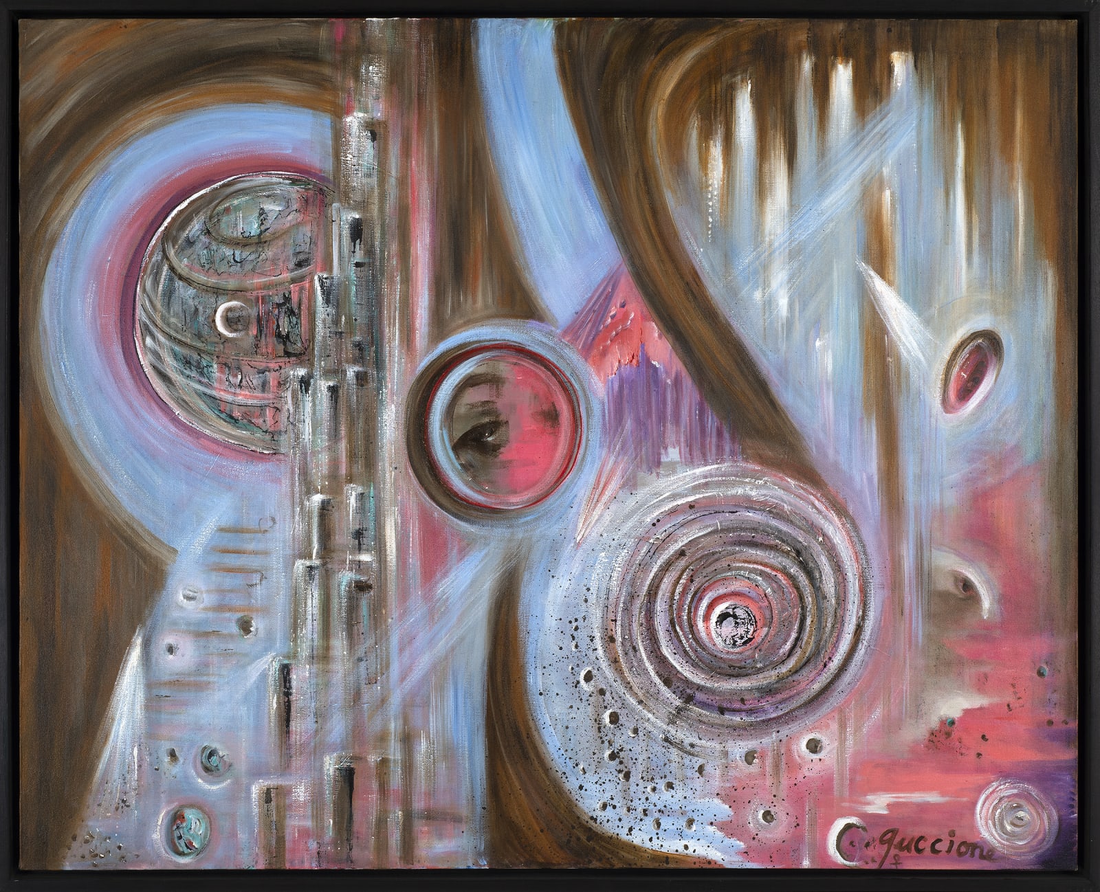 Juanita M. Guccione, Eye of the storm II, c. 1988