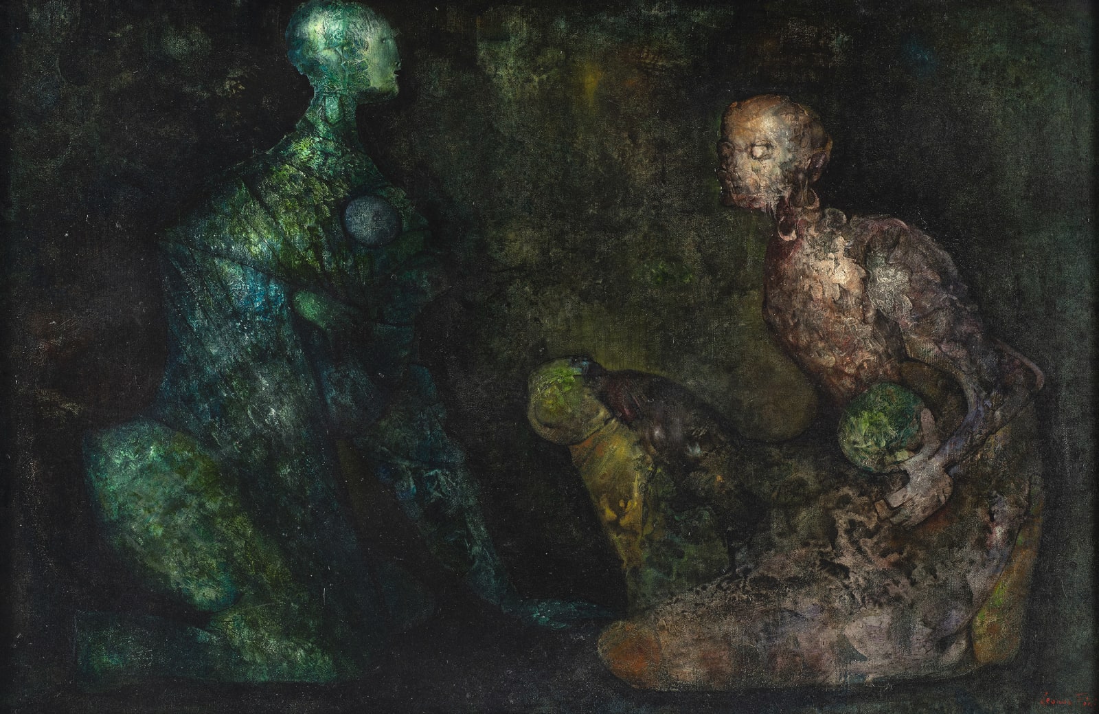 Leonor Fini, Colloque minérale(Mineral Colloquium), 1960