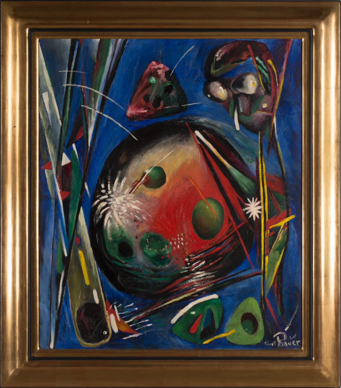 Rudolf Bauer, Blaues Bild, c.1920