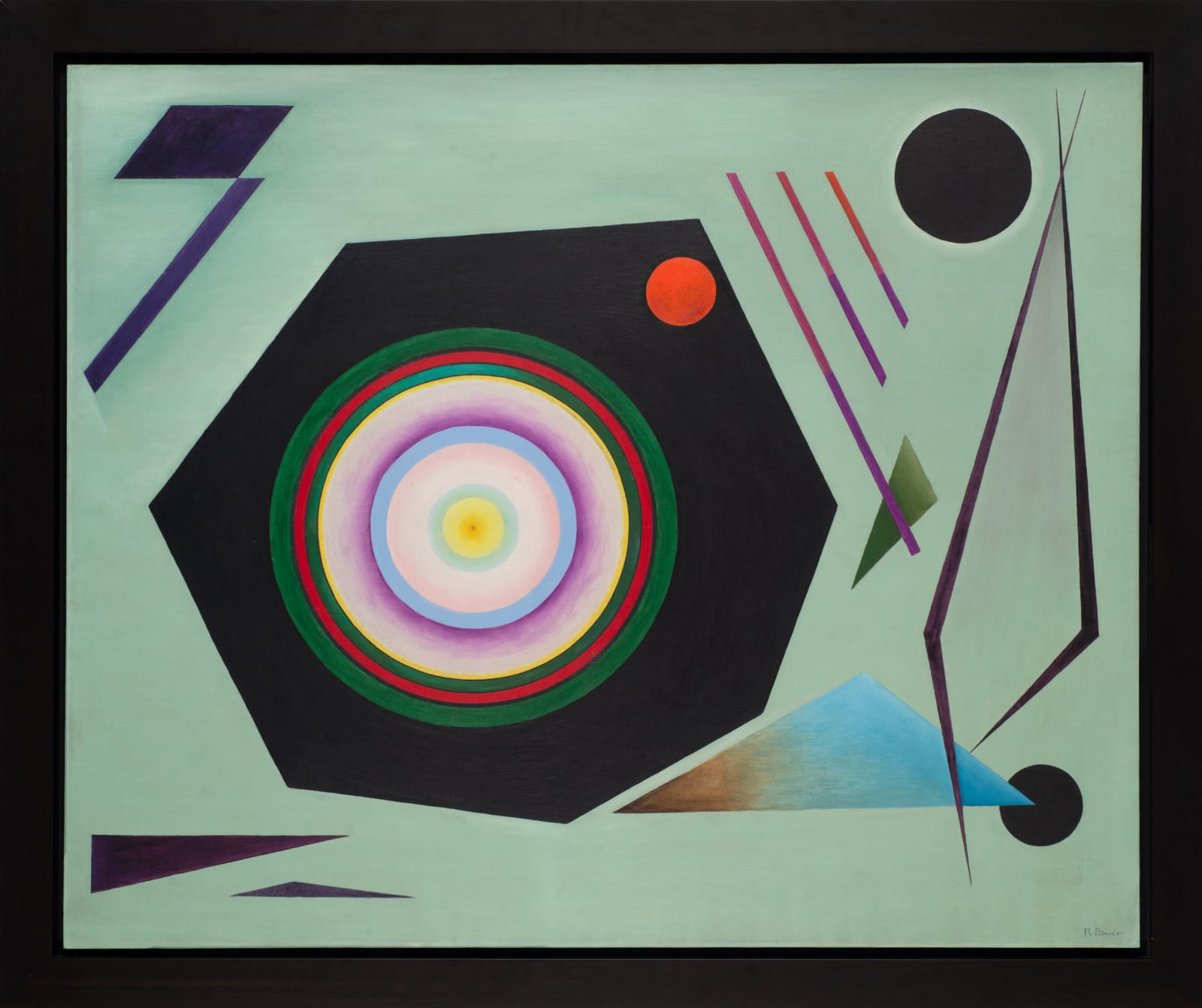 Rudolf Bauer, Colored Swinging, 1935
