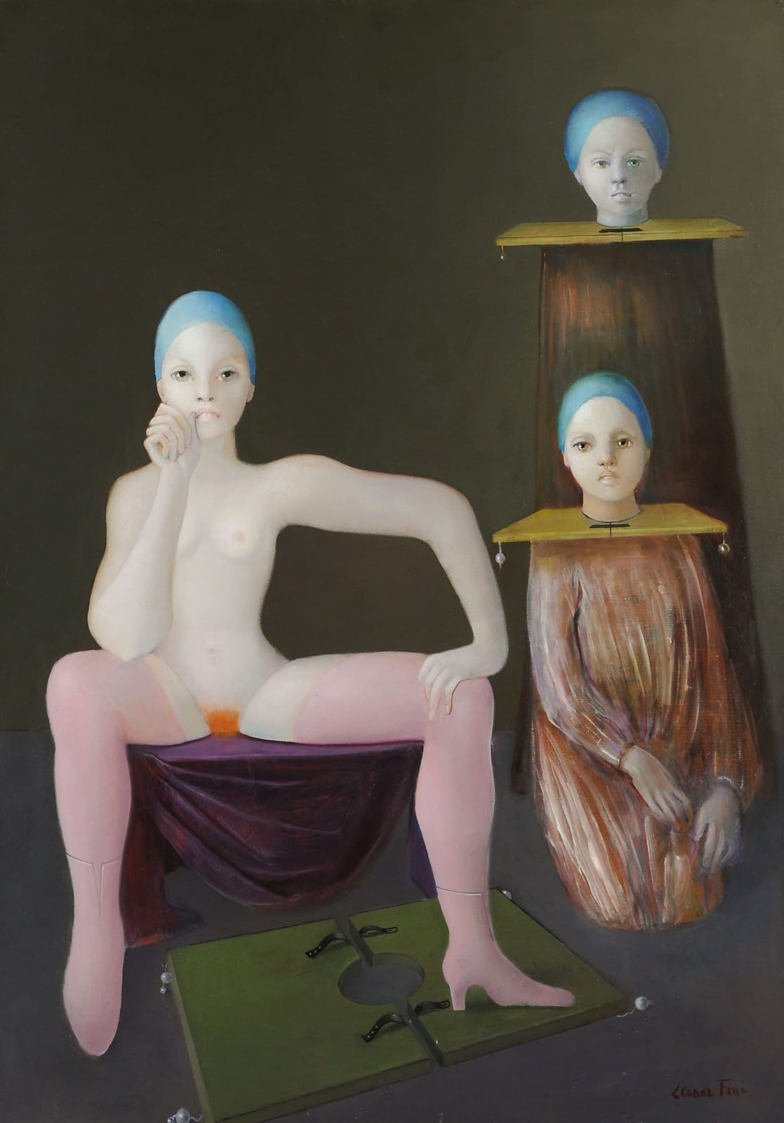 Leonor Fini, Les Carcans (Shackles), 1984
