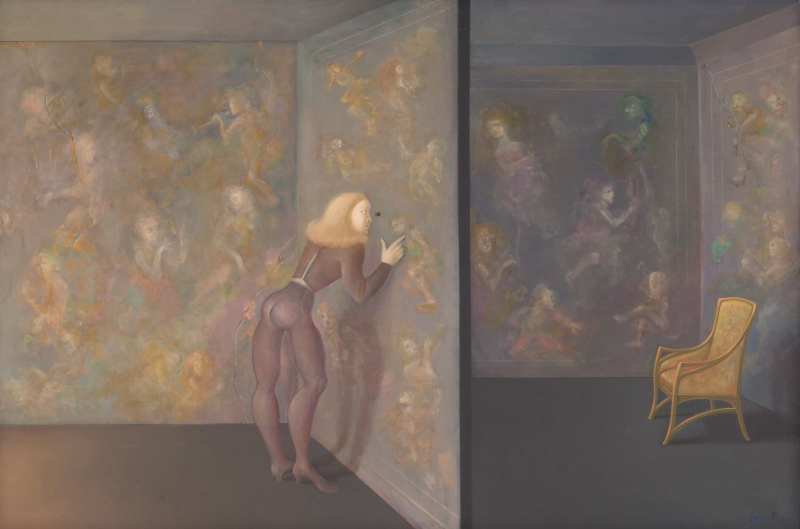 Leonor Fini, Une grande curiosité (A Great Curiosity), 1983