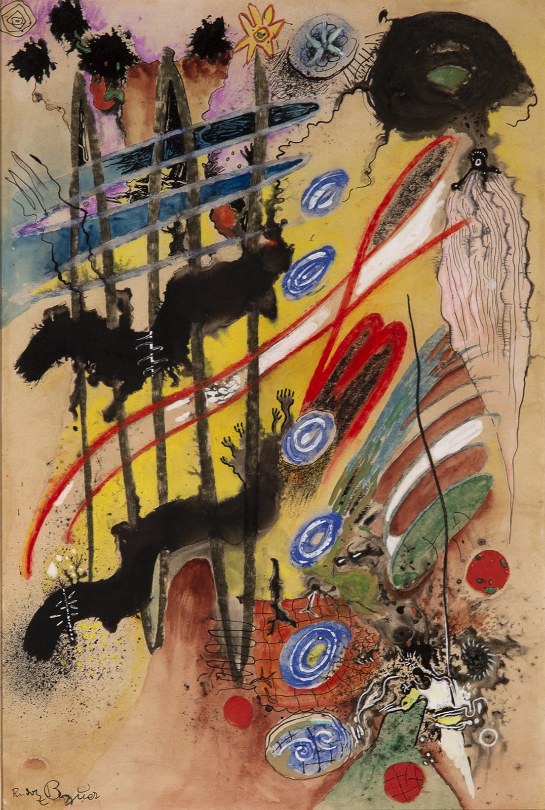 Rudolf Bauer, RB0534 - Composition, c. 1918-25