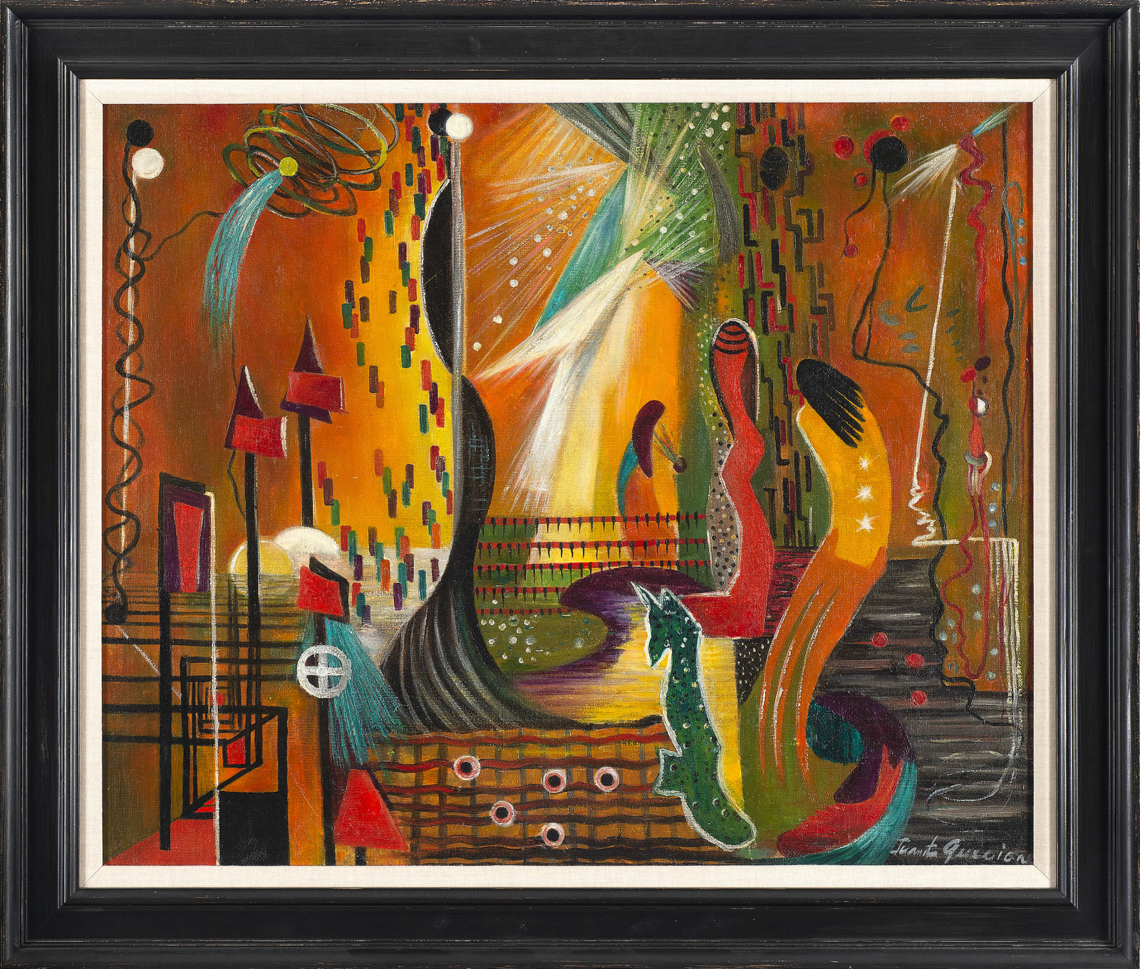 Juanita M. Guccione, Symphony in Orange, 1937