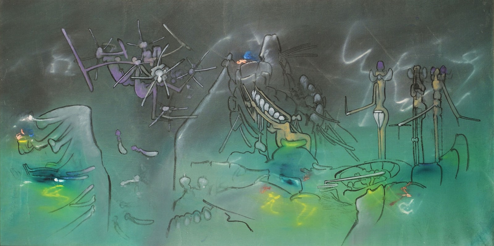 Roberto Matta, Untitled, 1966-67