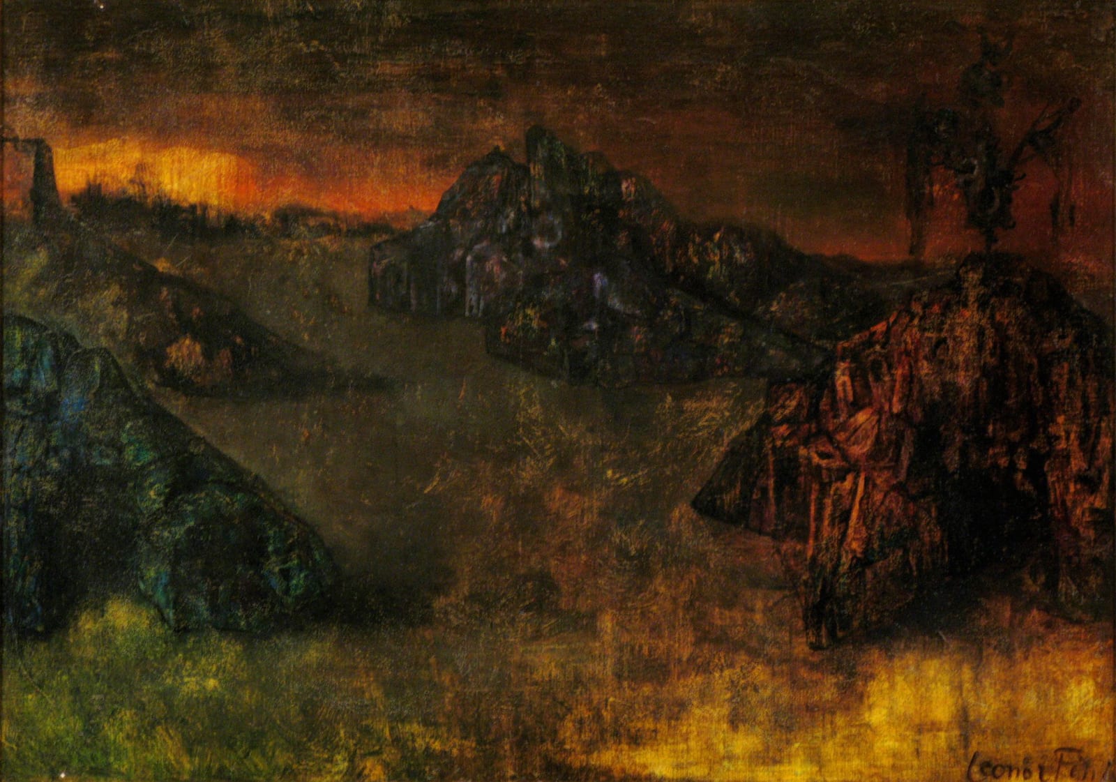Leonor Fini, Paysage(Landscape), 1955