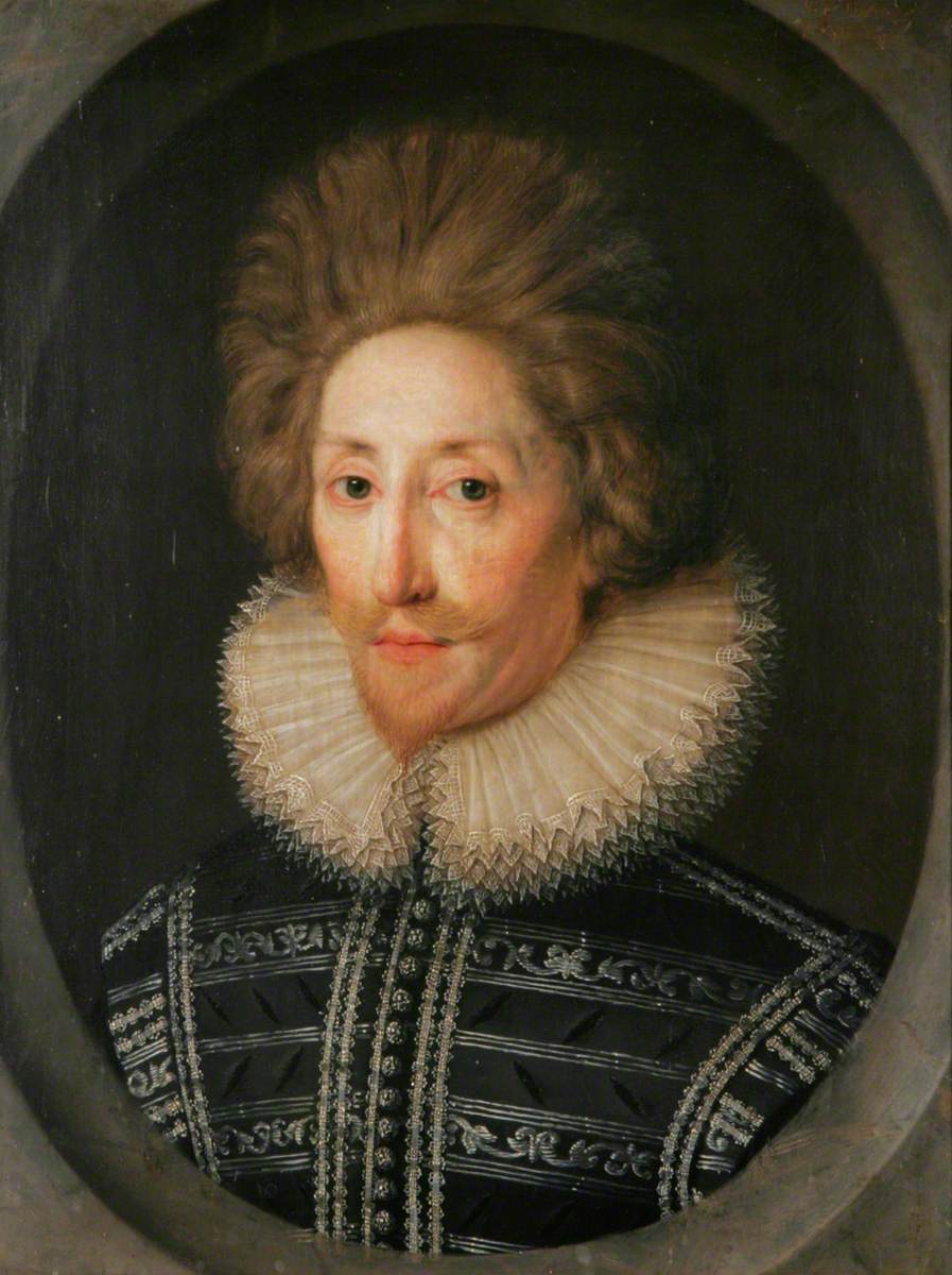 Attributed to John Hoskins I (c.1590 – 1665), An unknown Englishman, probably a member of the Warner family, Painted circa 1610 – 1615