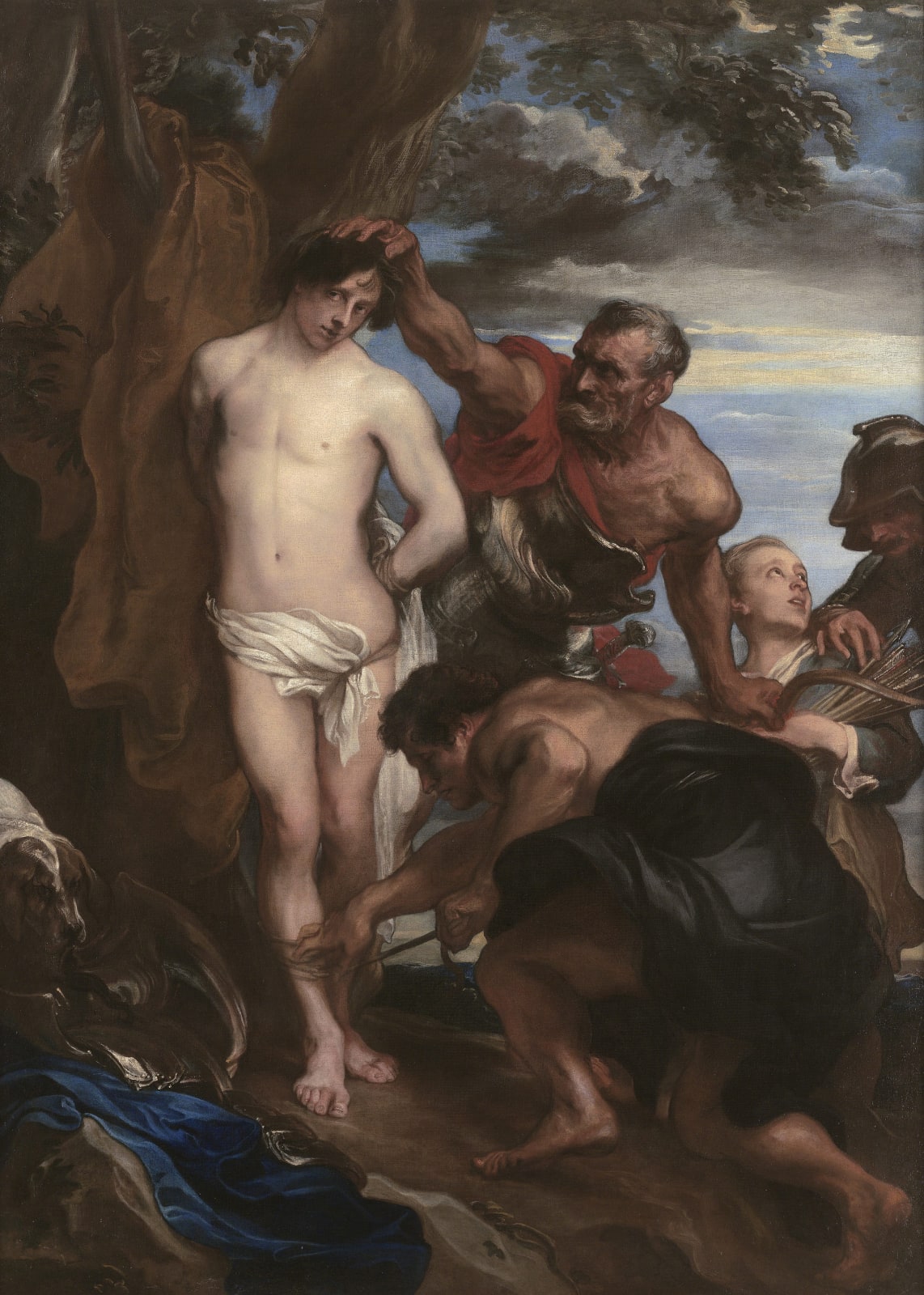 Anthony van Dyck (1599 - 1641), Saint Sebastian Bound for Martyrdom, Painted 1622 - 1623