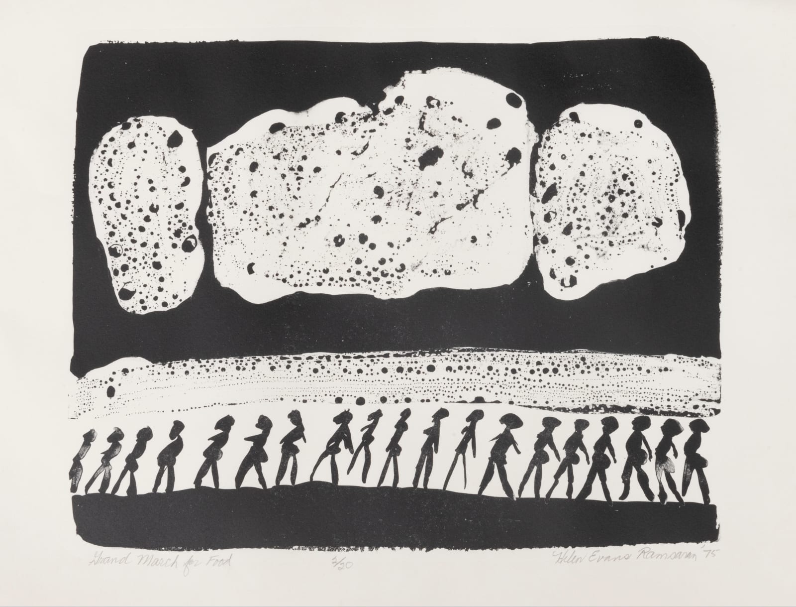 Helen Evans Ramsaran, Grand March for Food, 1975