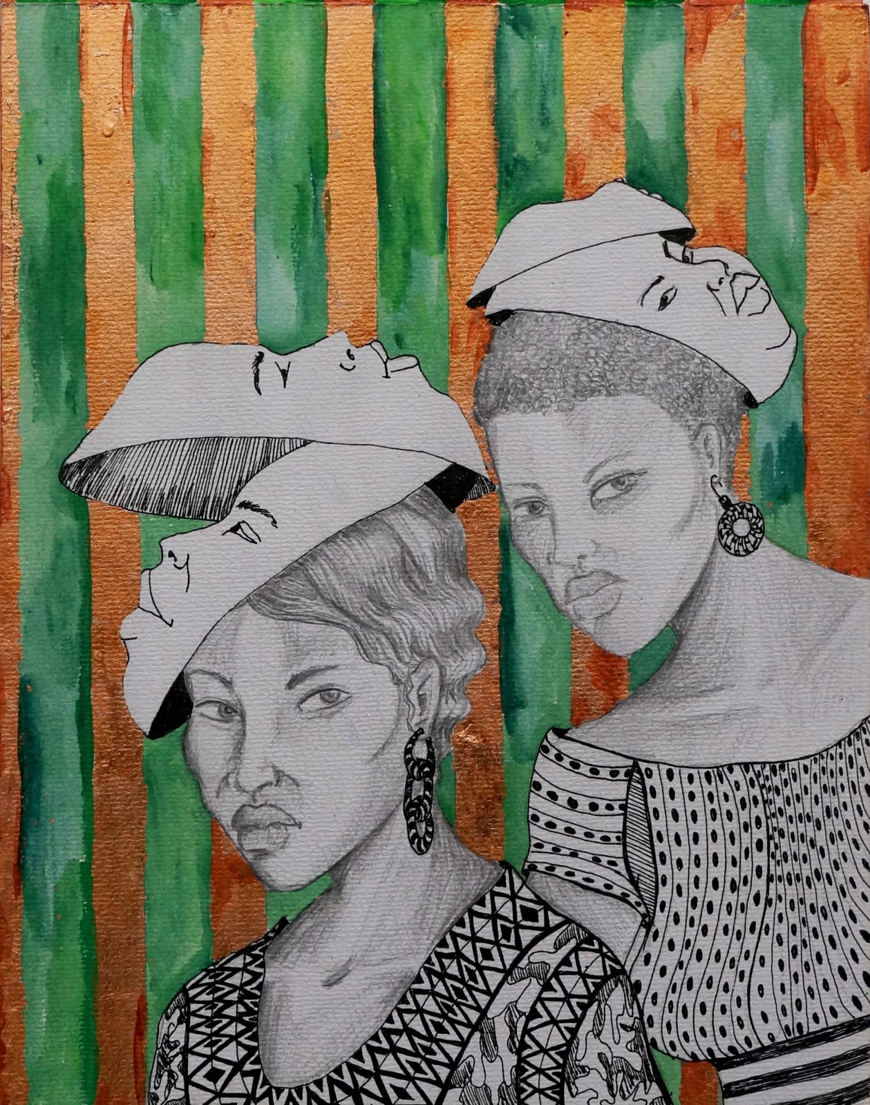 Aisha T. Bell, Dripping ice green and cold, 2022