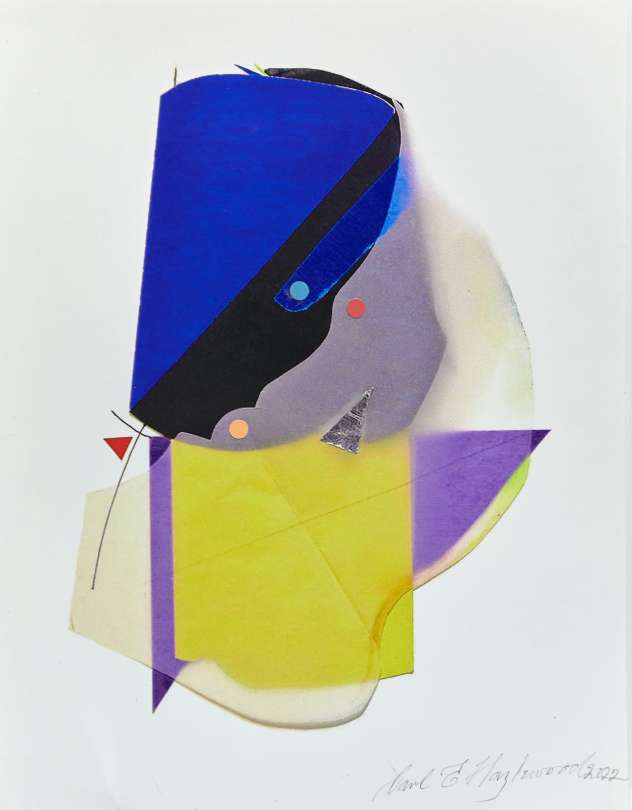 Carl E. Hazlewood, Blue Hat BlackHead Prince, 2022
