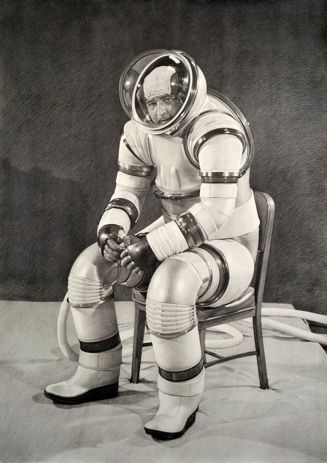 Spaceman, 2015, pencil on paper, 73 x 52[1]