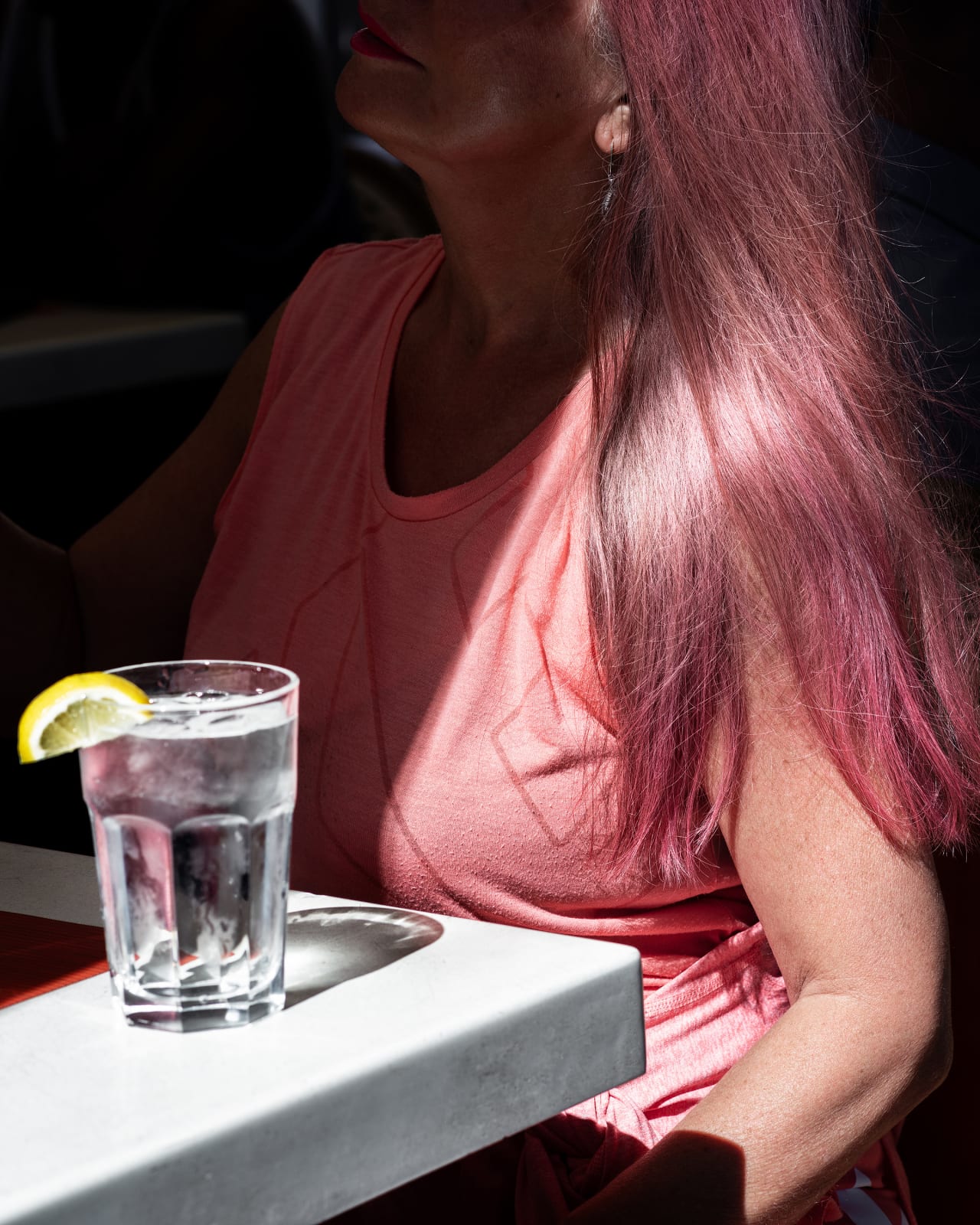 Anastasia Samoylova, Tourist in South Beach (from the FloodZone series), 2019