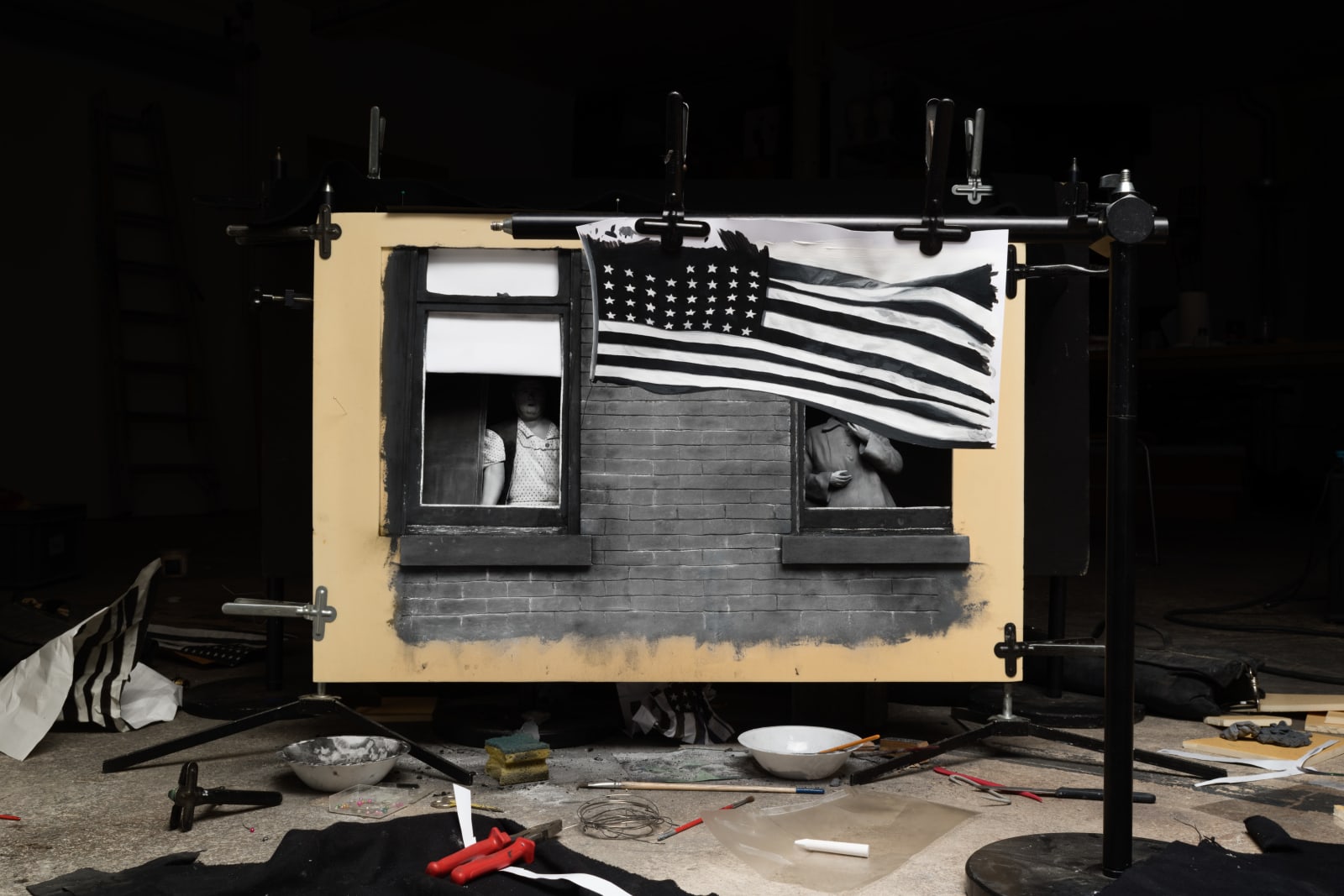 Jojakim Cortis & Adrian Sonderegger, Making of "Parade - Hoboken, New Jersey“ (by Robert Frank, 1955), 2017
