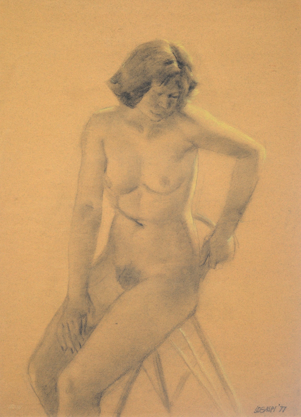 Cesar Legaspi, Female Nude 4, 1977