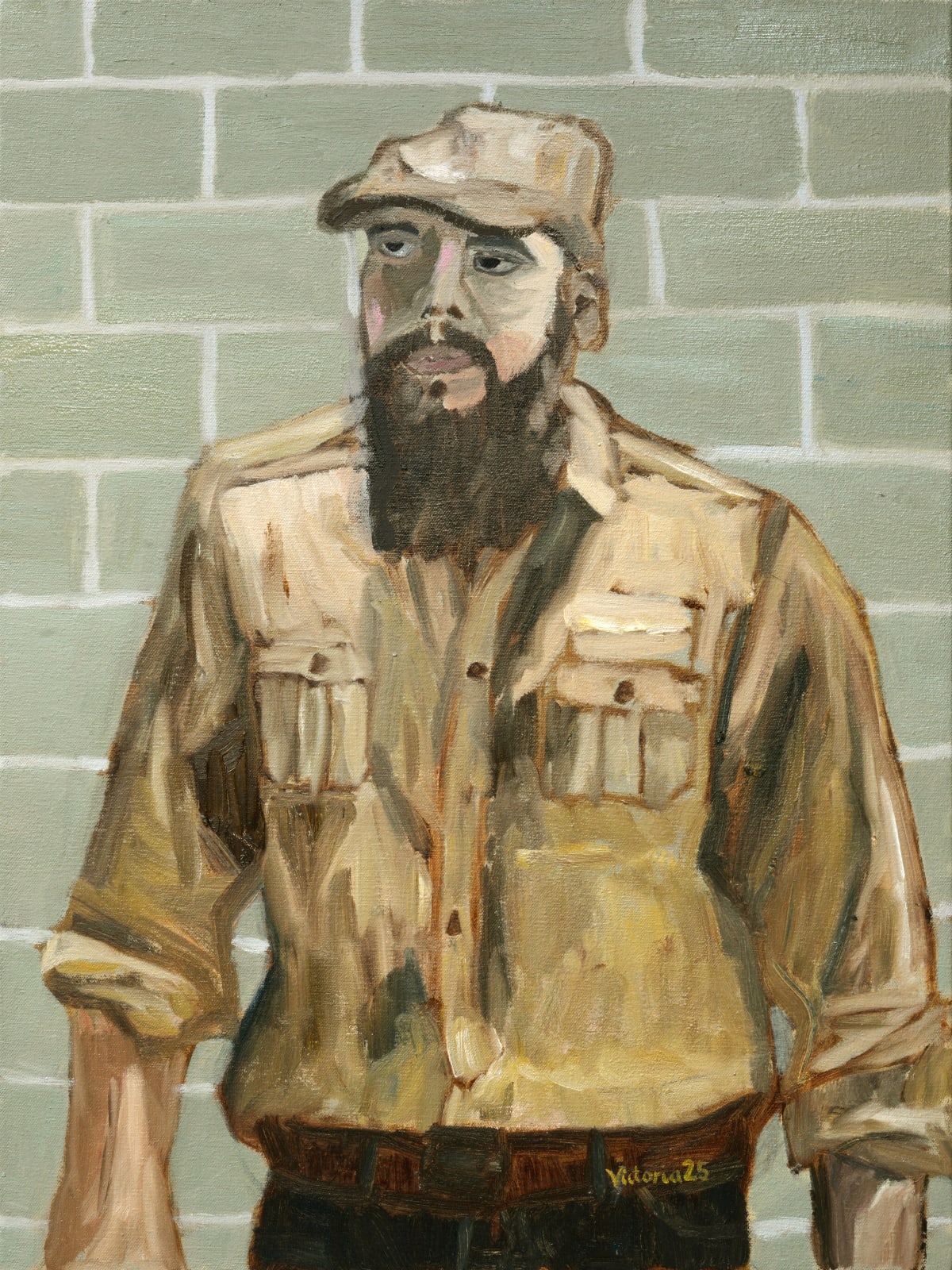 Victoria Montinola, Portrait of Jason Montinola, 2025