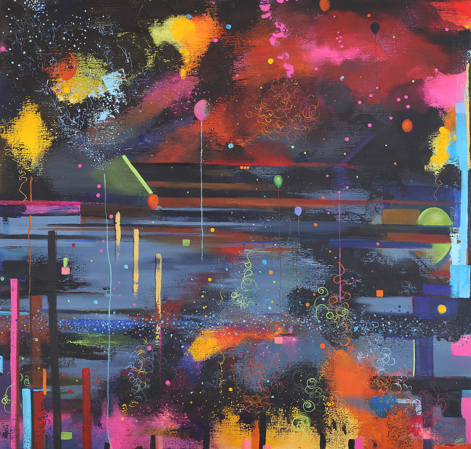 Suki Wapshott - Prints, New Years Eve Polzeath