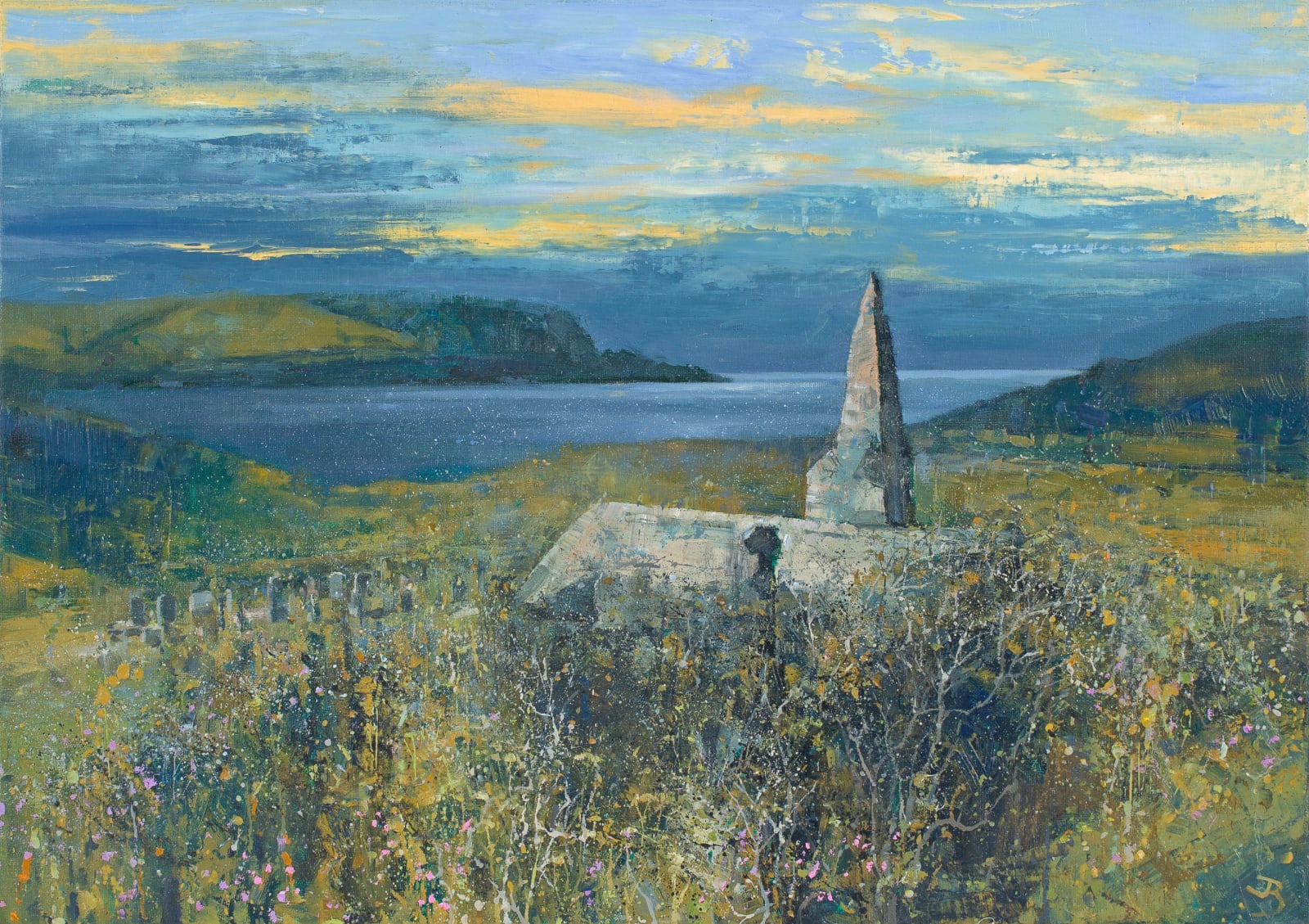 John Brenton, Evening Light at St Enodoc