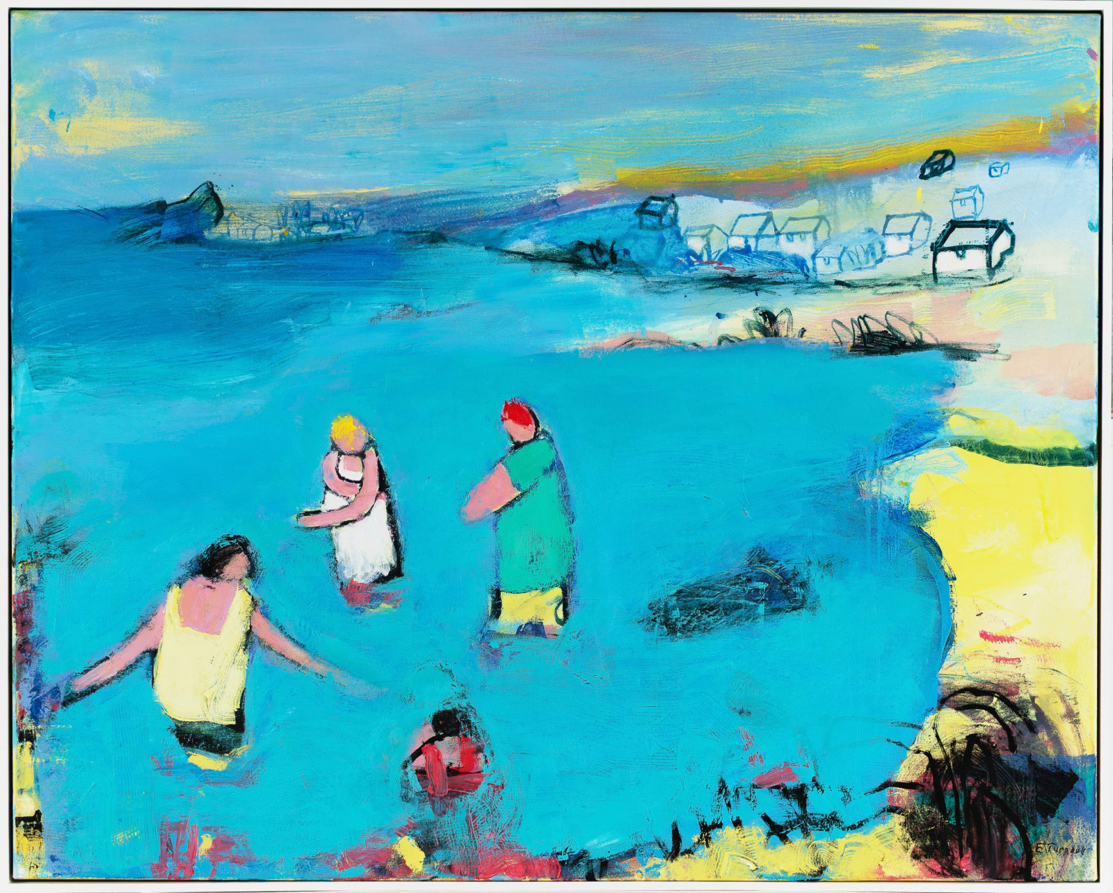 Elaine Turnbull, Taking A Dip, St Ives