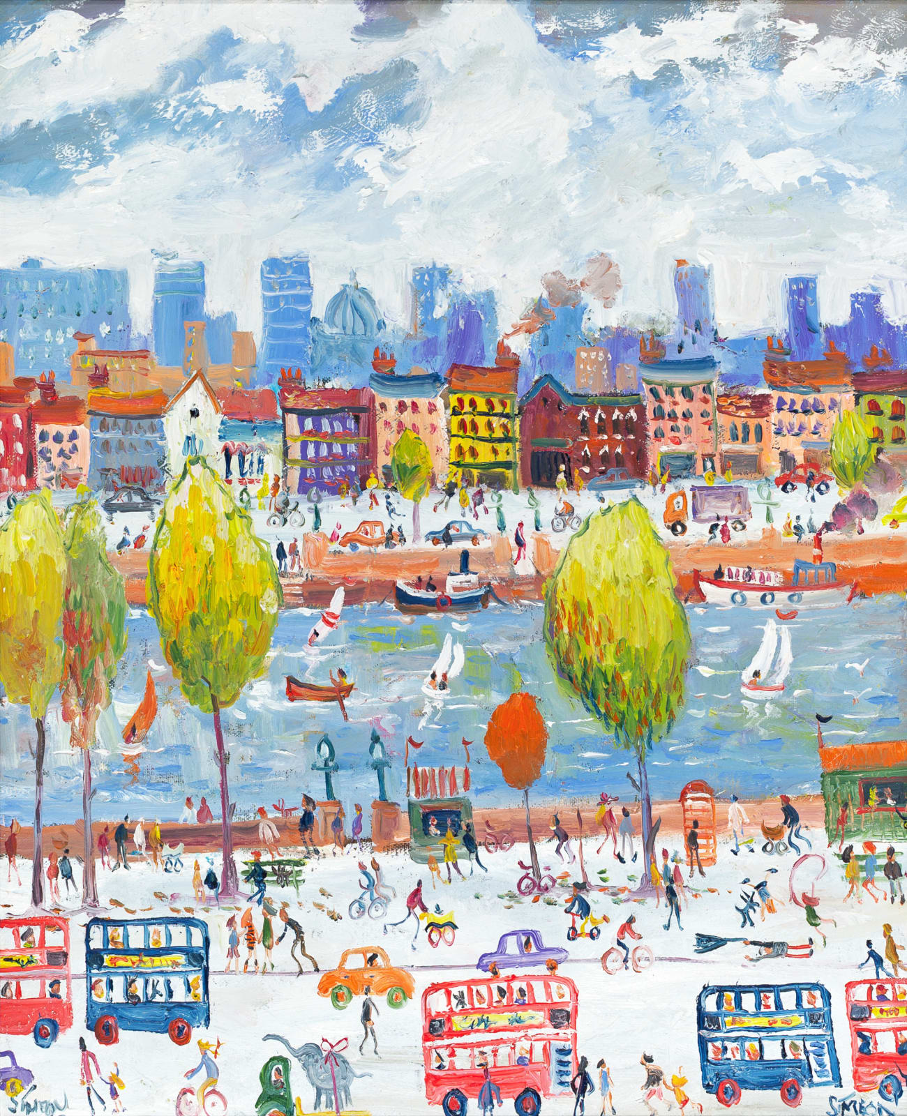 Simeon Stafford, By The Thames I