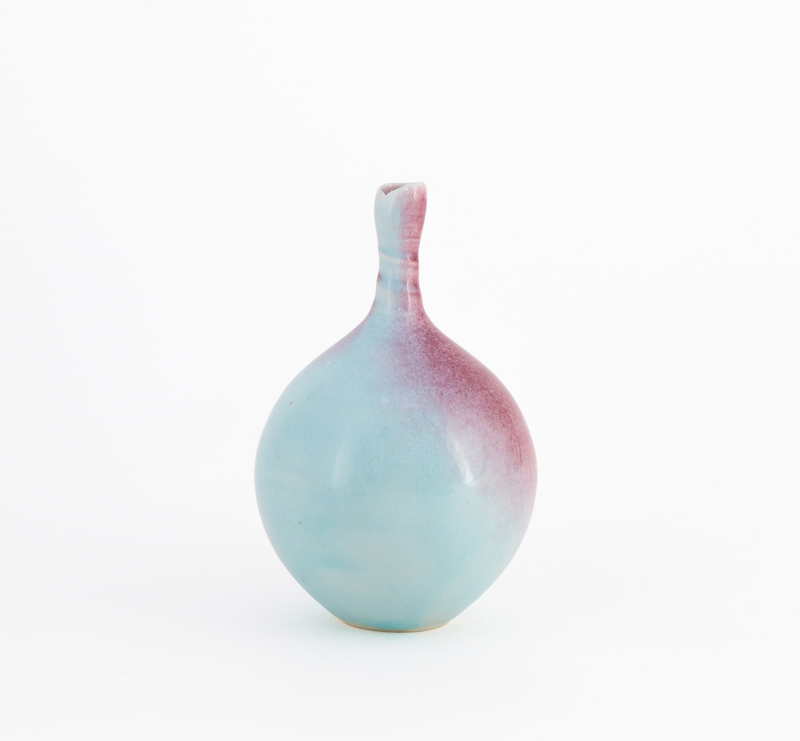 Hugh West, Celadon Blush Bottle Vase