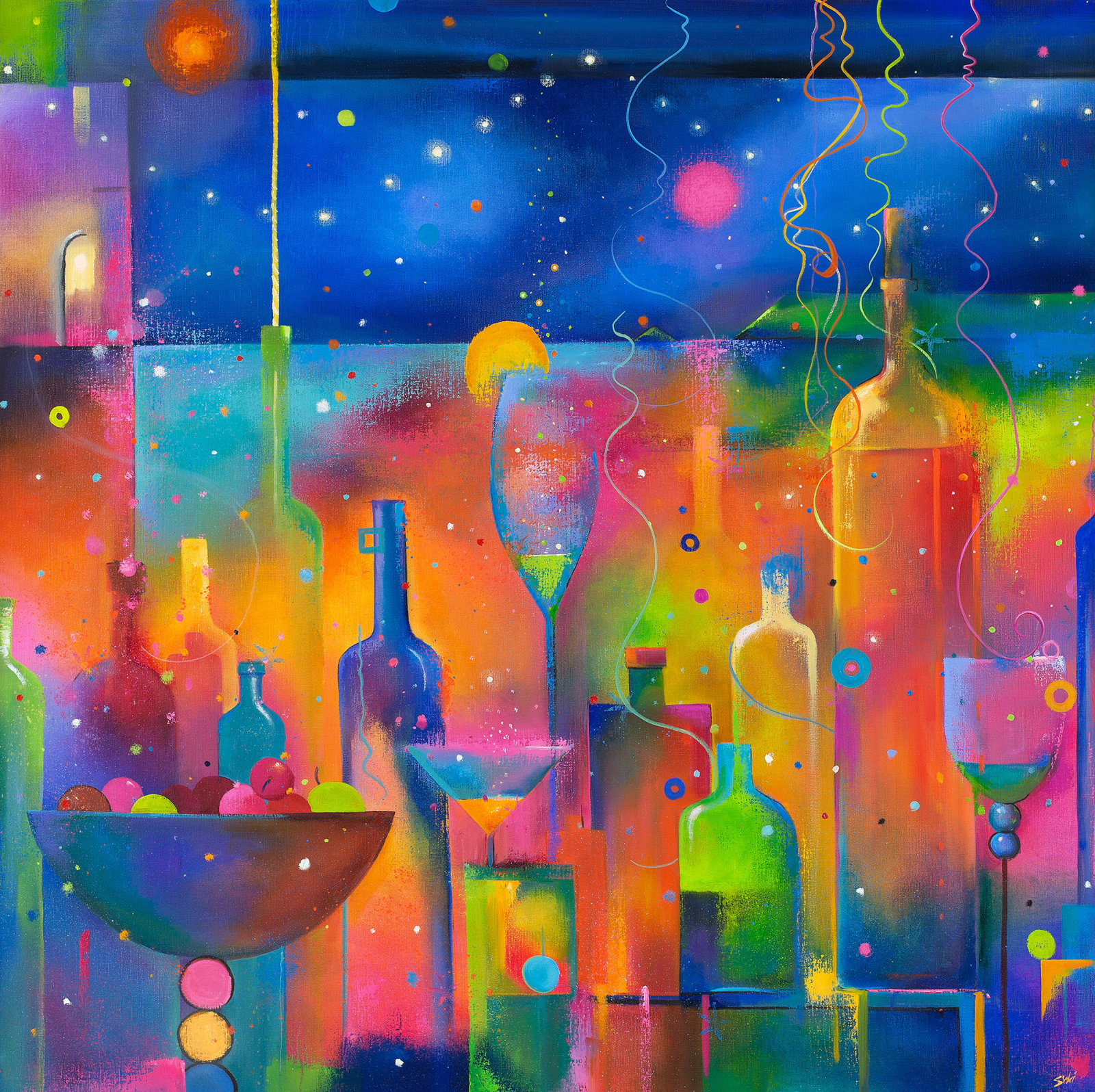 Suki Wapshott - Prints, Cocktail Hour