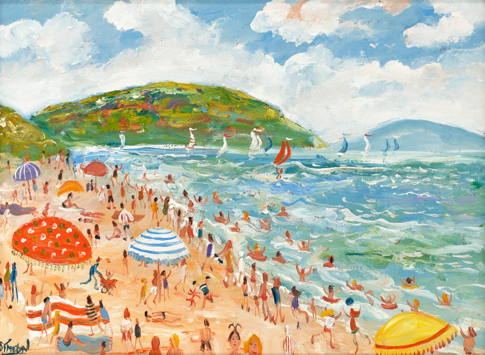 Simeon Stafford, Busy Beach Day