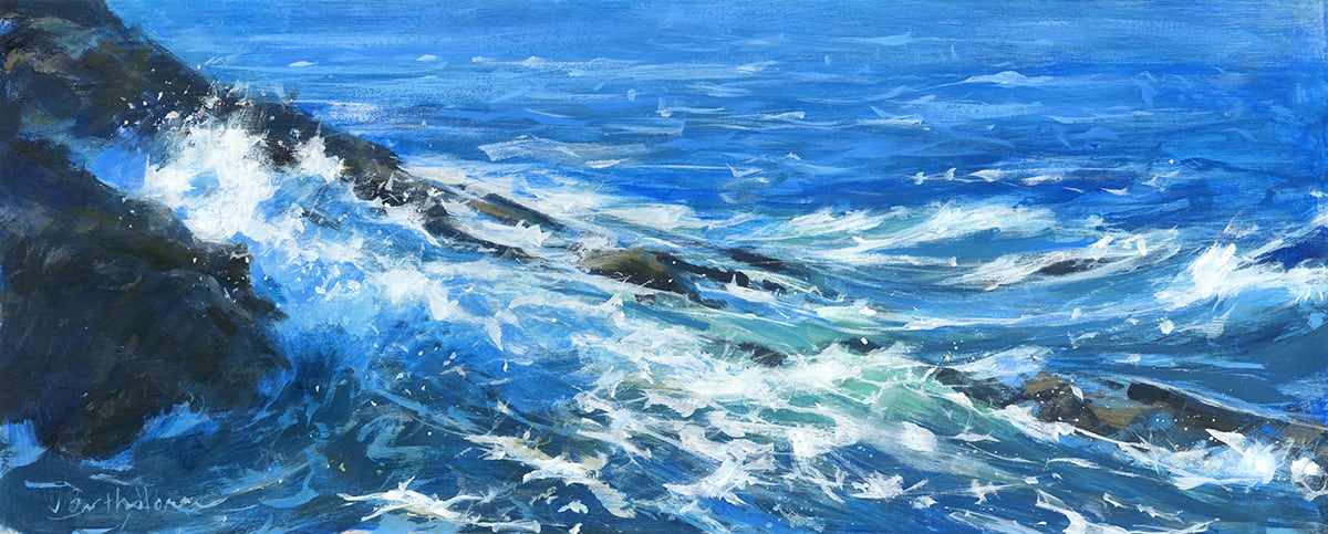 James Bartholomew, Blue Wash, Rocks at the Point II