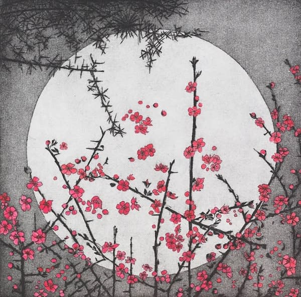 Sally Spens, Night Garden Series, No. II (Chine Colle)