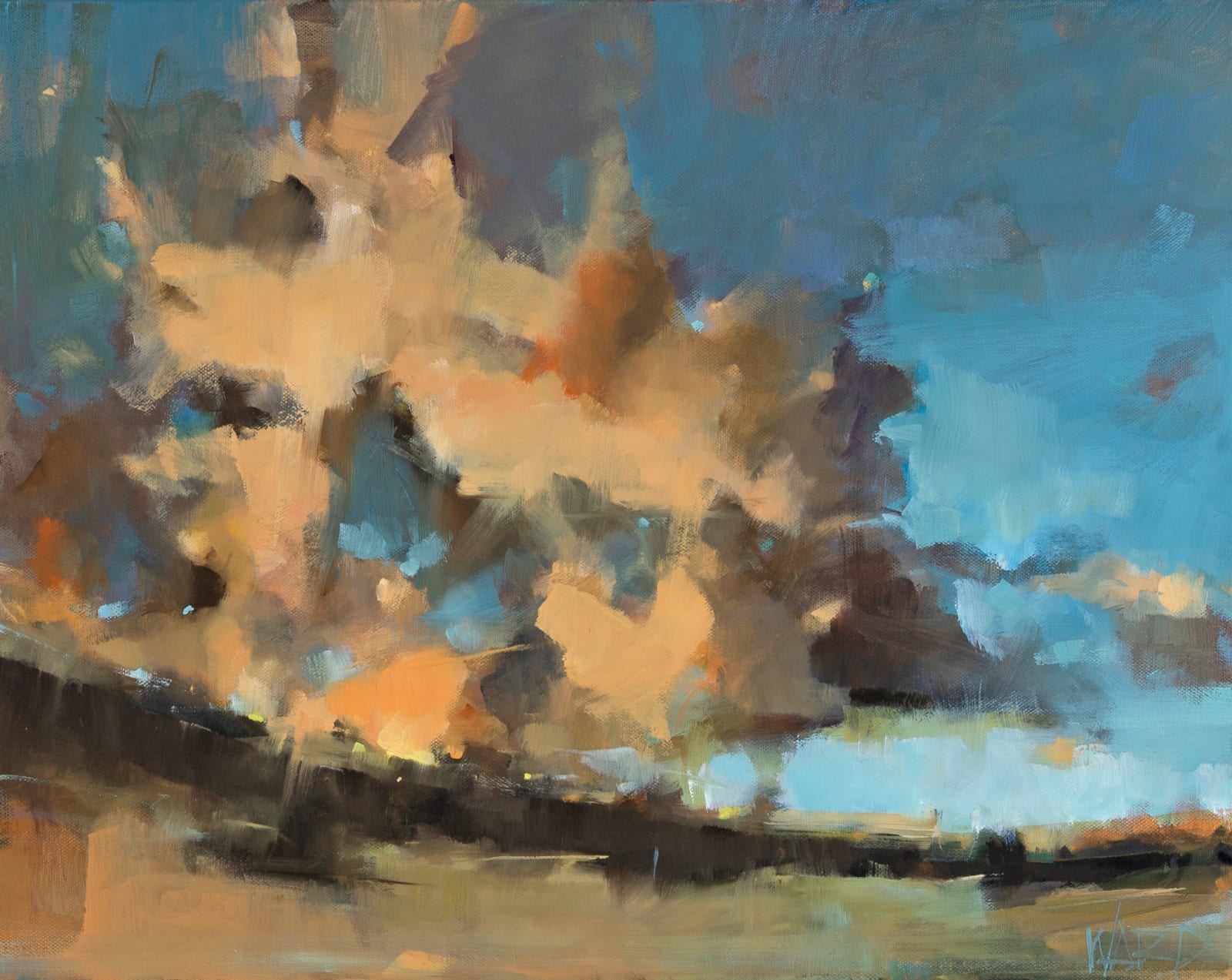 Phil Ward, Cornish Hedge Sunrise