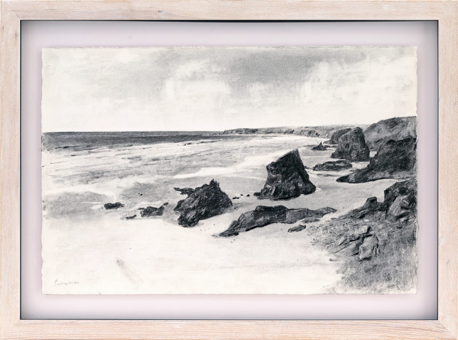 Andrew Barrowman, Low Tide at Bedruthan Steps, August Afternoon