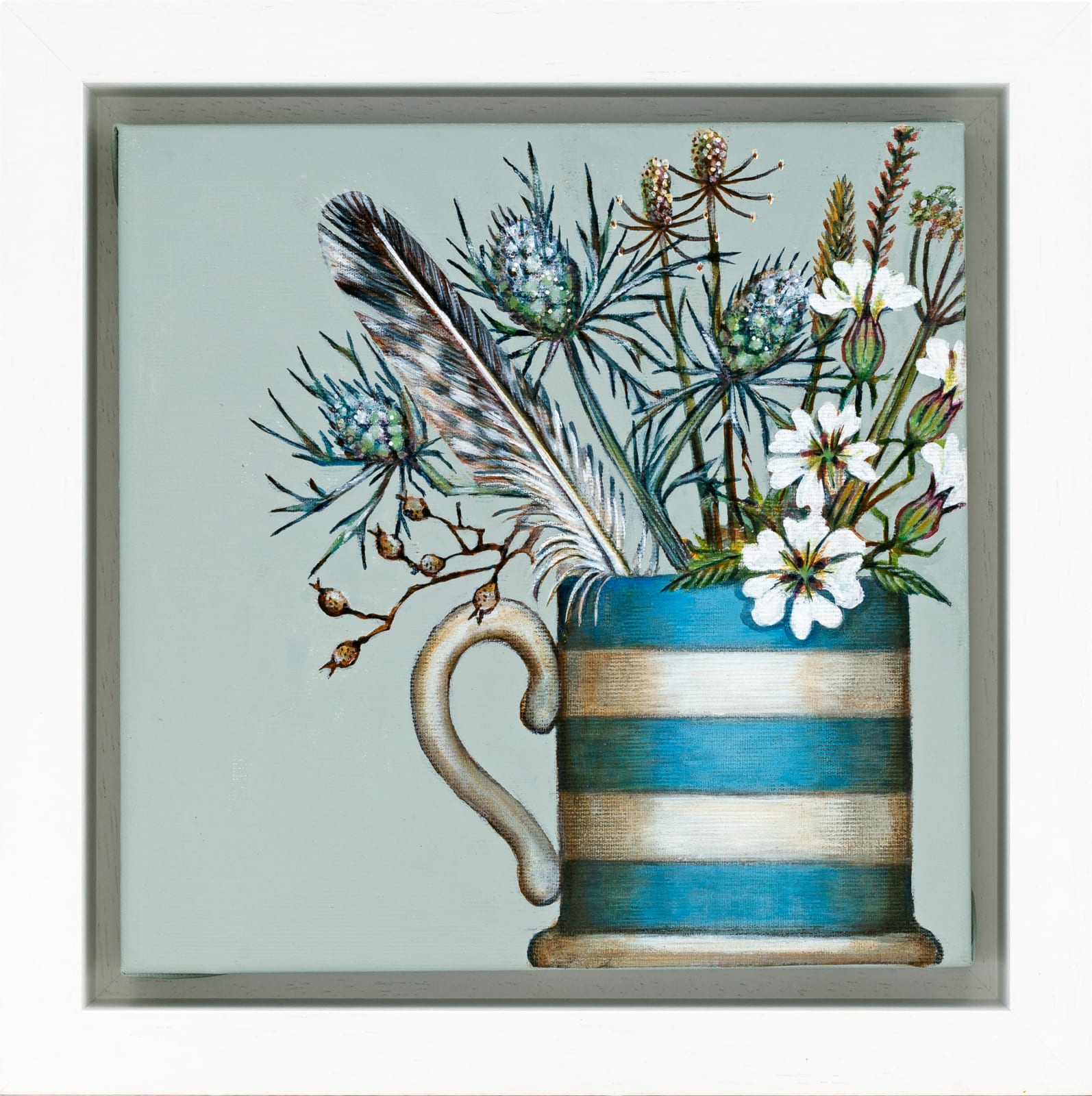 Caroline Cleave, Cornish Blue Mug