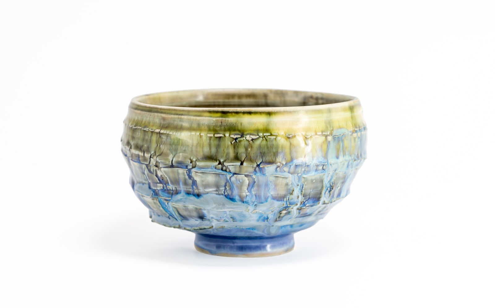 Hugh West, Glazed Crackled Bowl