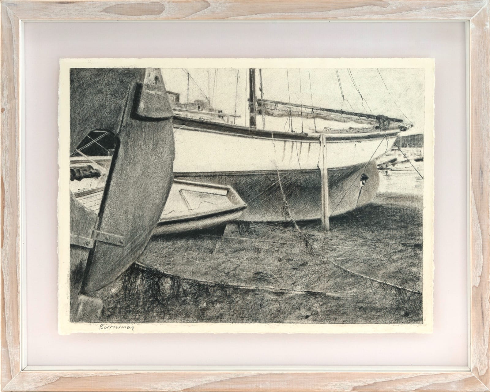Andrew Barrowman, Rudders and Hulls at Mylor Harbour