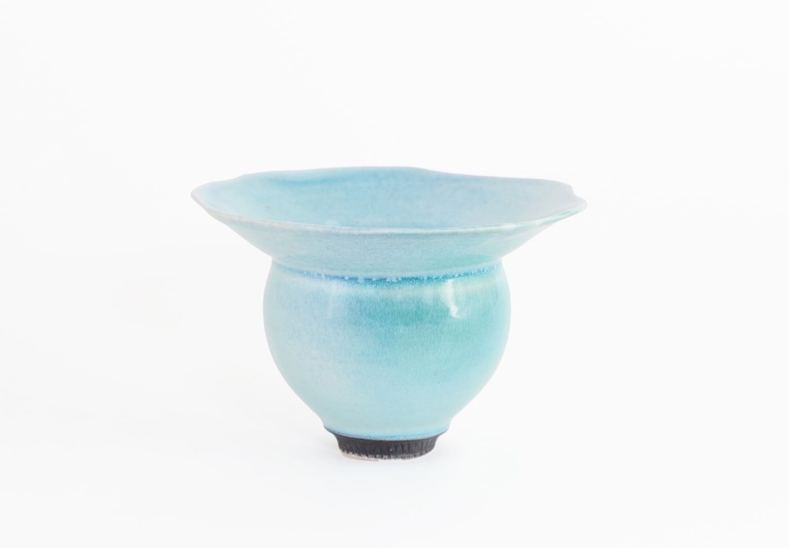 Hugh West, Waved Topped Celadon Vase