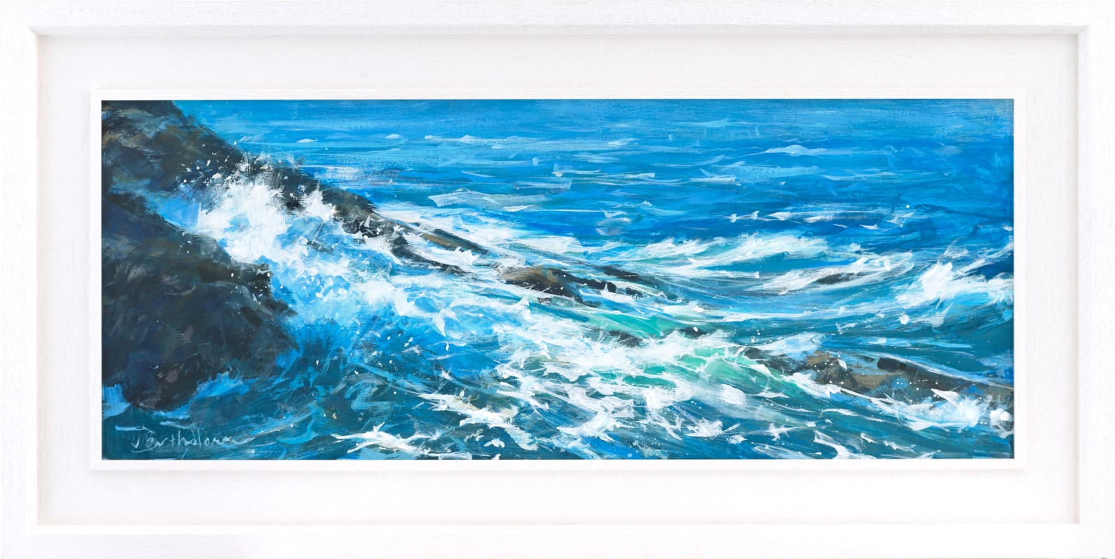 James Bartholomew, Blue Wash, Rocks at the Point II