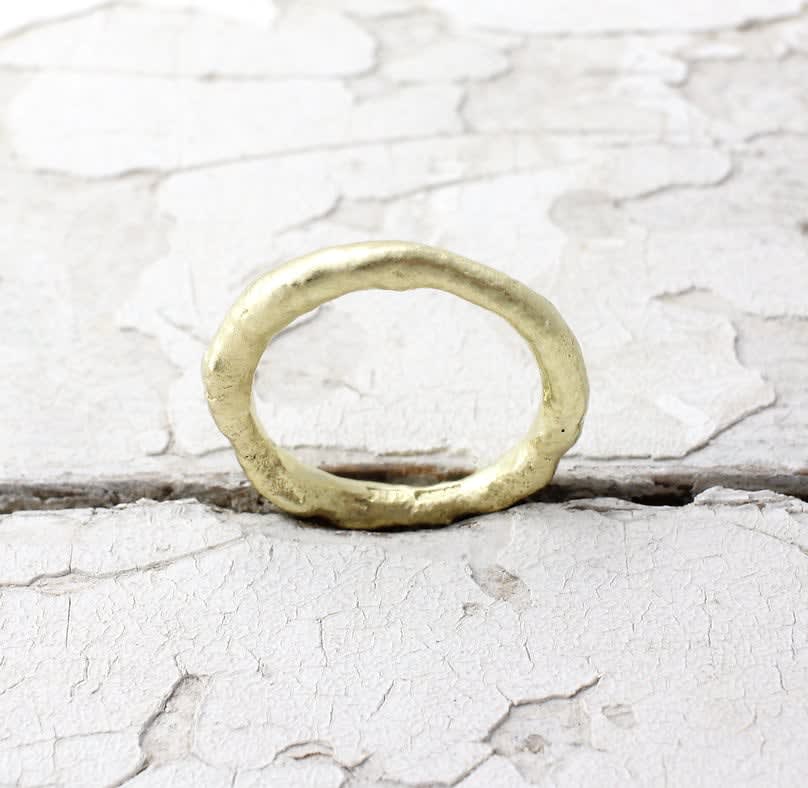 Marsha Drew, Gold Rustic Rockpool Ring