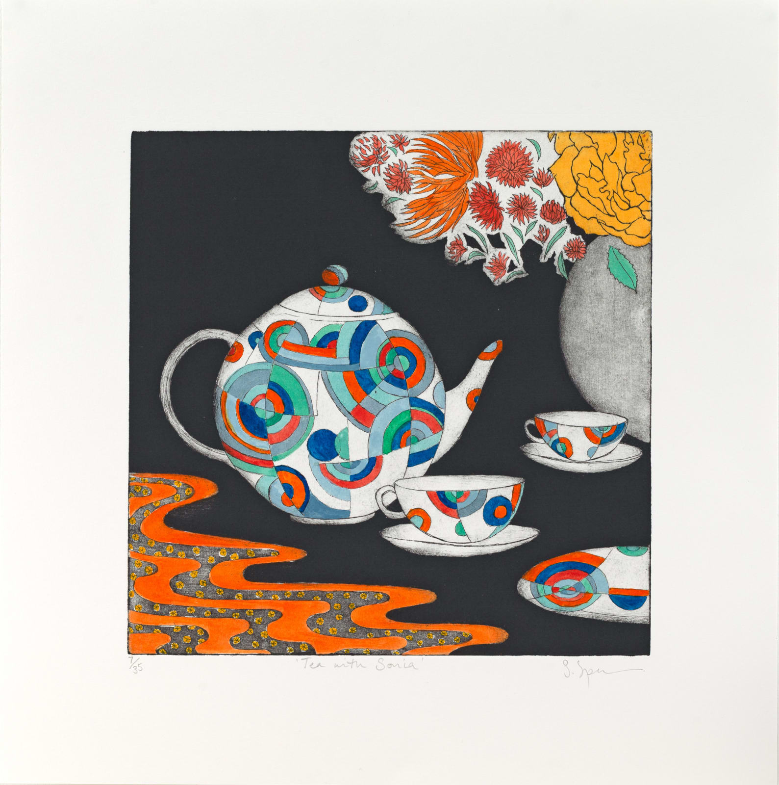 Sally Spens, Tea with Sonia