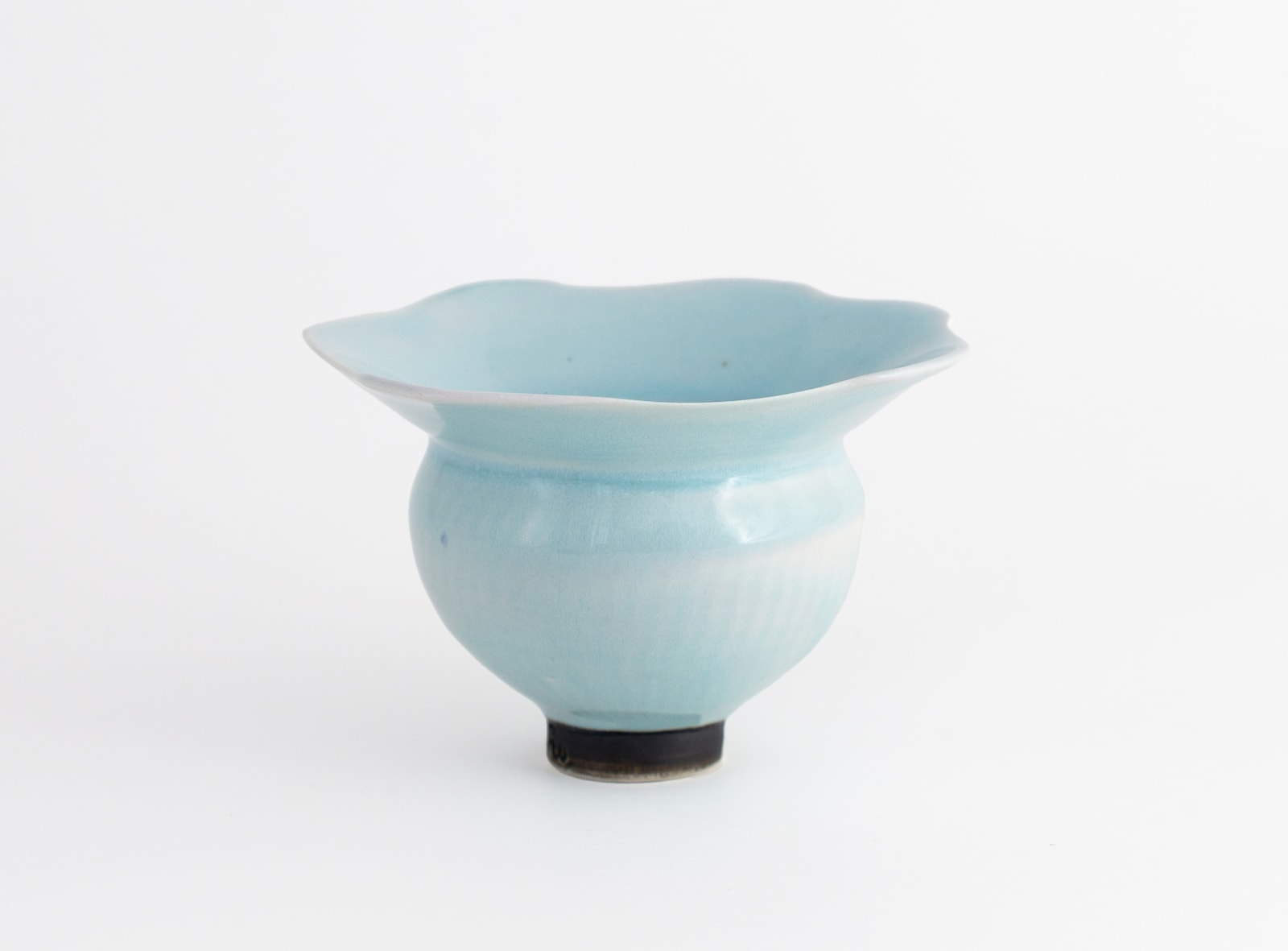 Hugh West, Waved Topped Celadon Vase